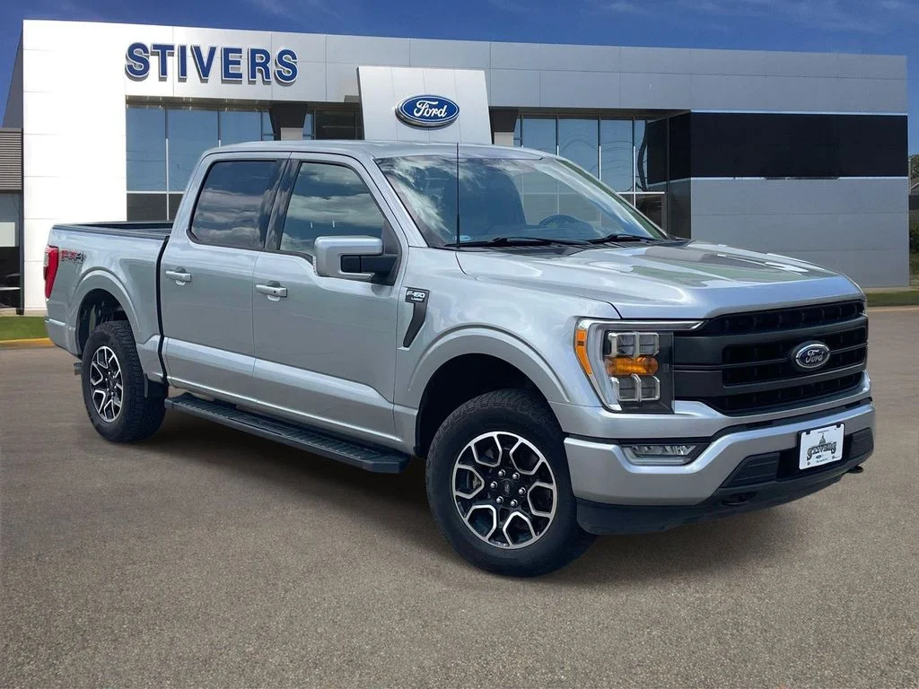 Certified Used 2022 Silver Ford Lariat image 1