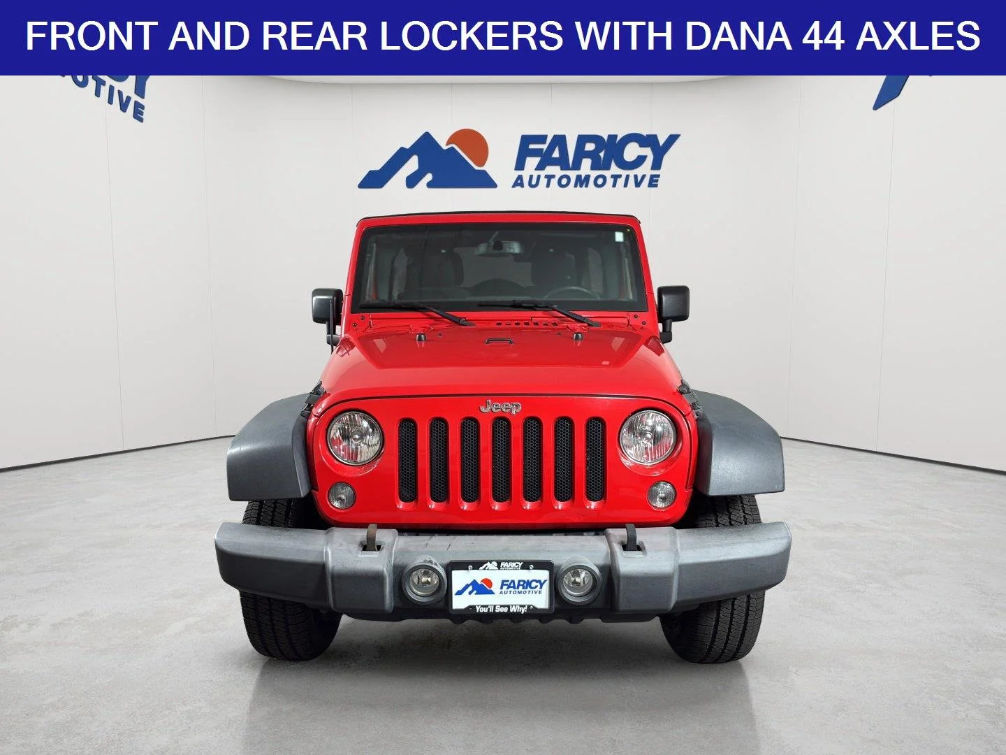 Used 2015 Firecracker Red Clear Coat Jeep Rubicon image 4