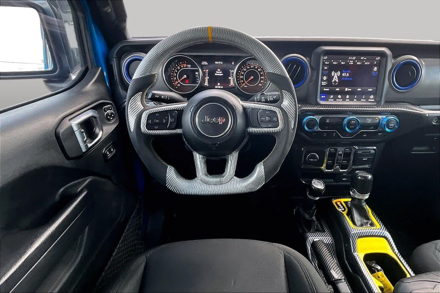 Used 2022 Hydro Blue Pearlcoat Jeep Unlimited High Tide image 5