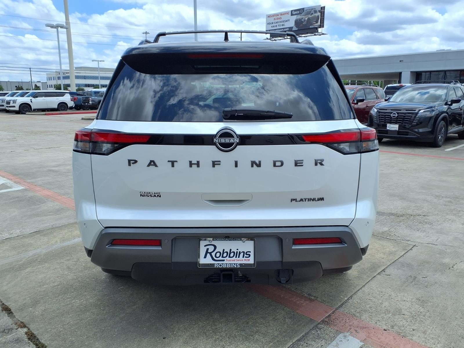 2026 Nissan Pathfinder Platinum White at Robbins Nissan