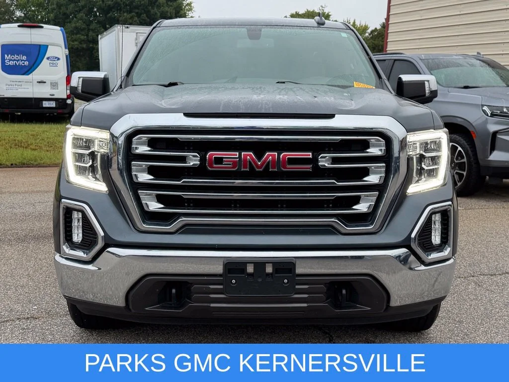 Used 2021 DARK SKY METALLIC GMC SLT image 2