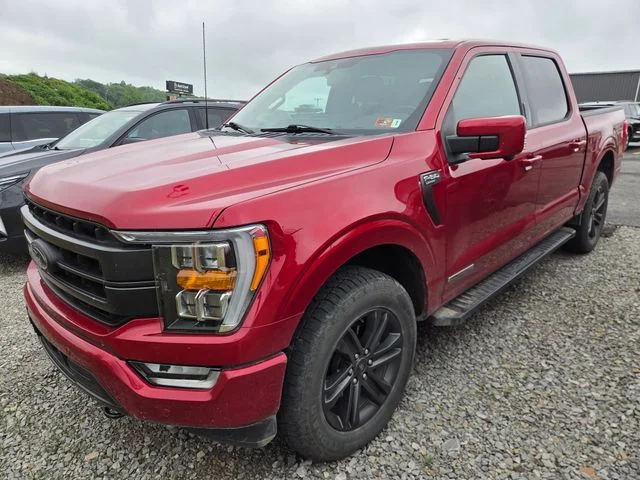 Certified Used 2021 Red Metallic Ford Lariat image 32