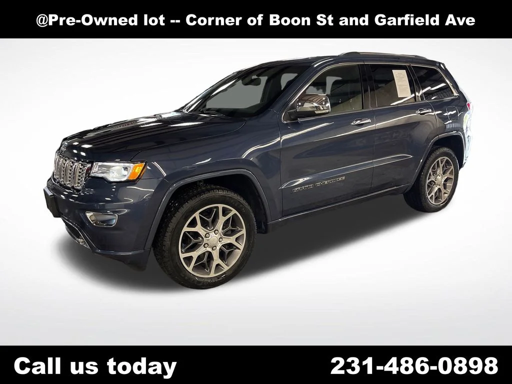 Used 2020 Blue Jeep Overland image 1