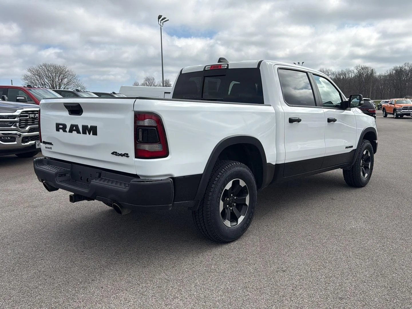 Used 2022 Bright White Clearcoat Ram Rebel image 17