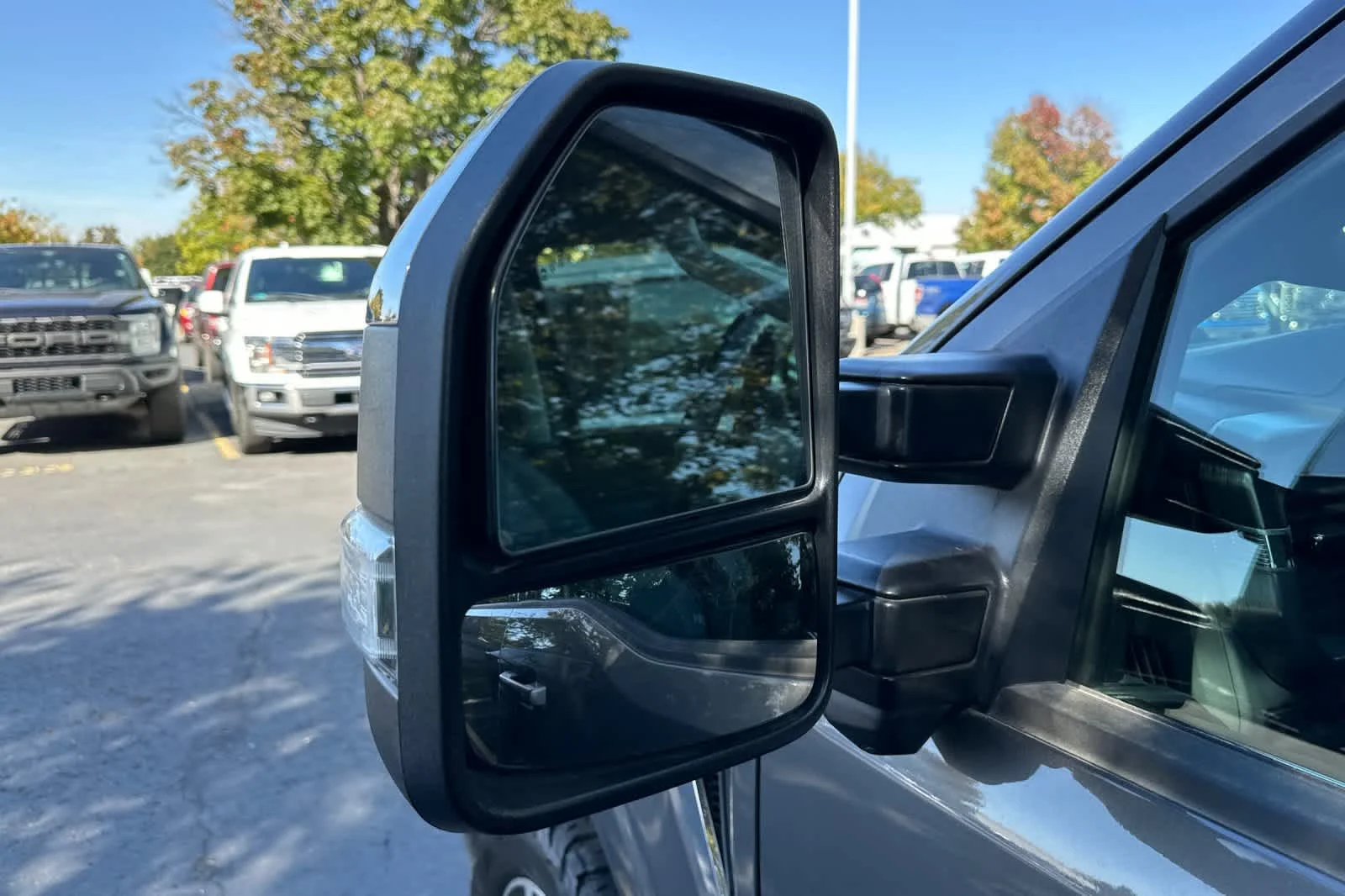 Certified Used 2022 Light Blue Clearcoat Metallic Ford LARIAT image 7