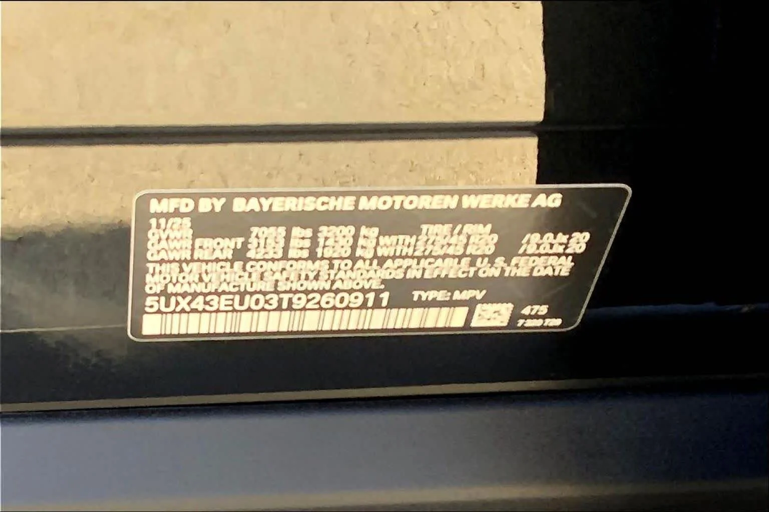 New 2026 Black Sapphire Metallic BMW xDrive50e image 19