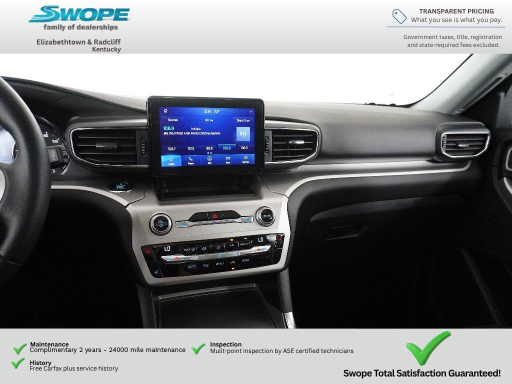 Used 2021 Rapid Red Metallic Tinted Clearcoat Ford XLT image 20