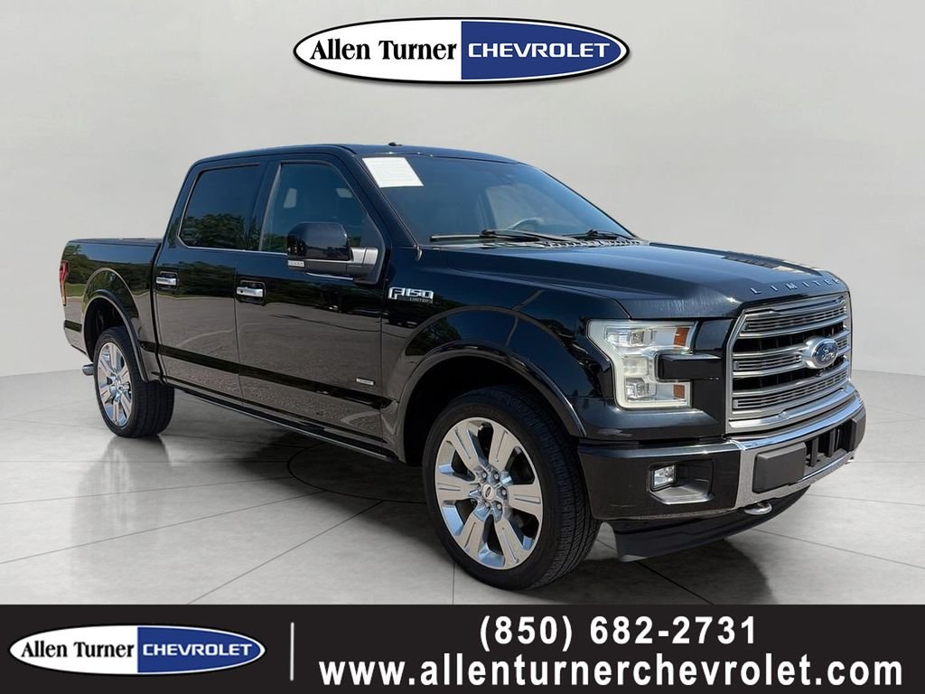 Used 2017 Black Ford Limited image 1