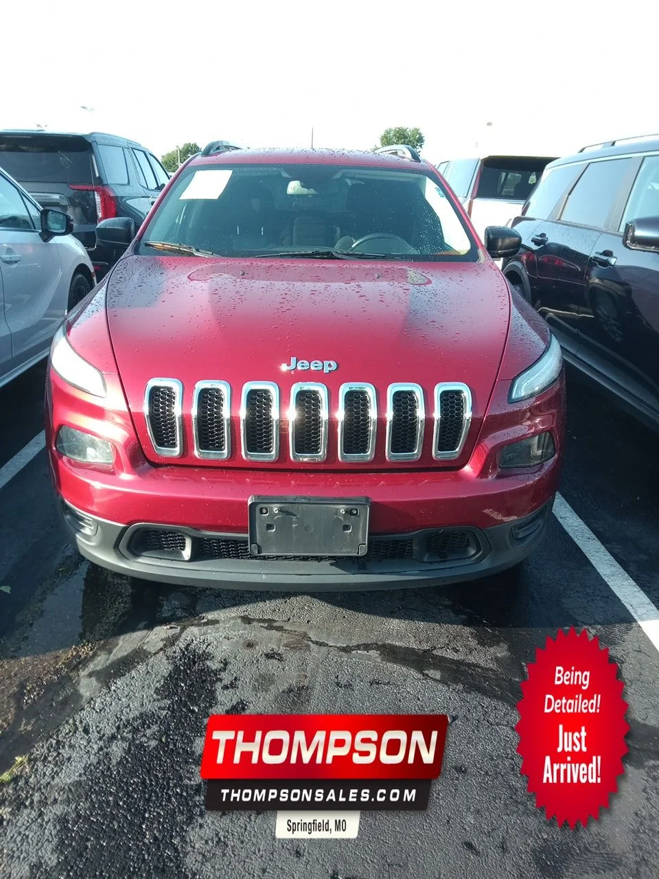 Used 2017 Red Jeep Sport image 1