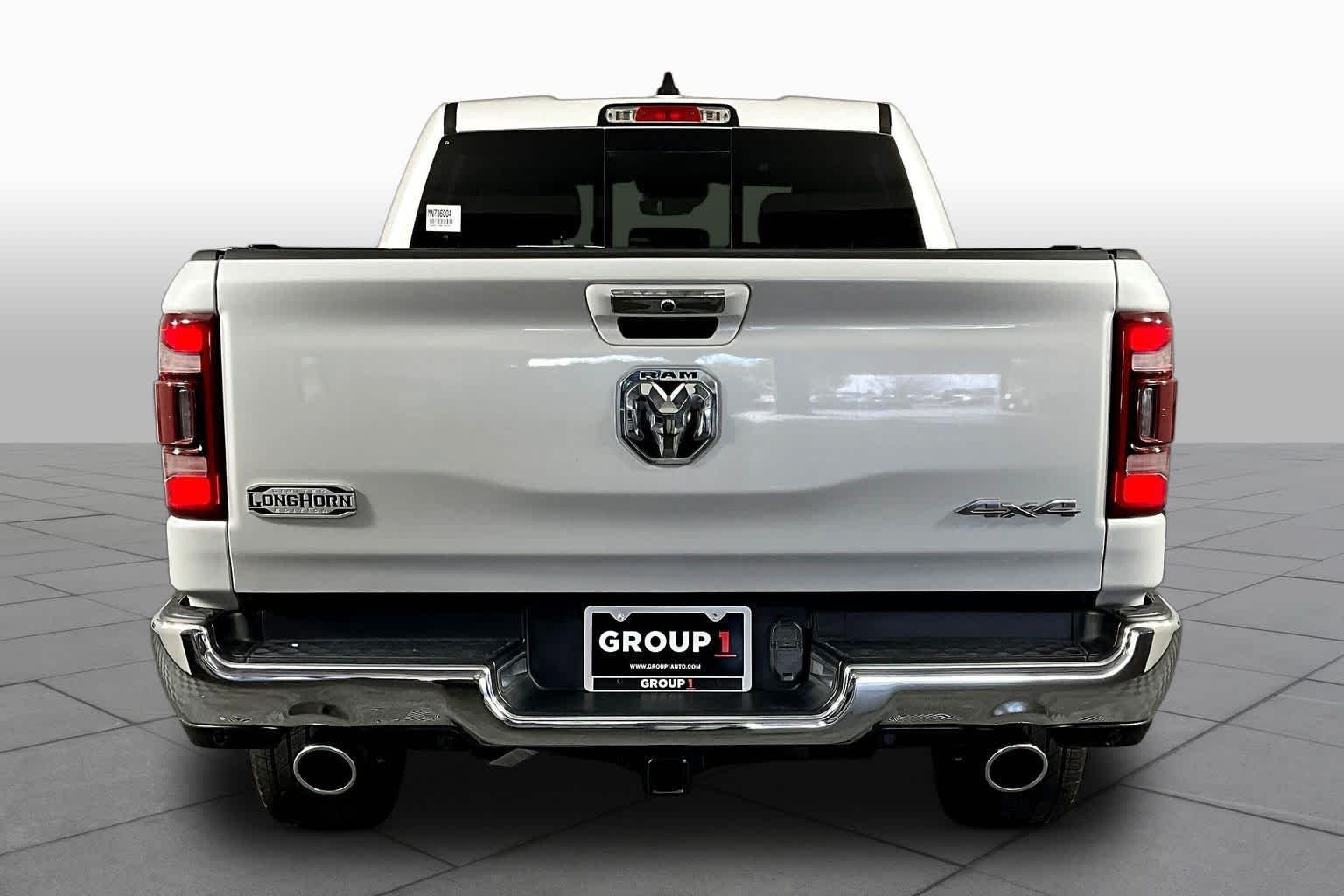 Used 2021 Ivory White Tri-Coat Pearlcoat Ram Longhorn image 7