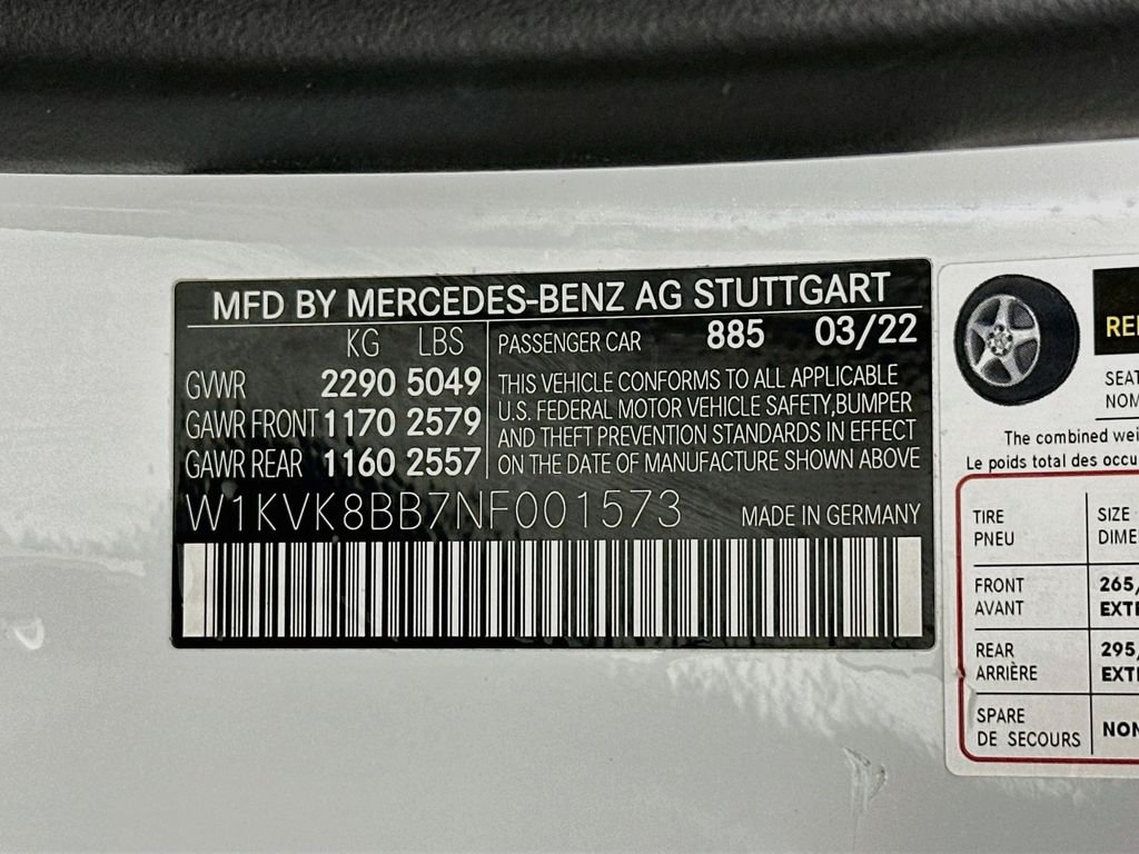 Certified Used 2022 White Mercedes-Benz SL 63 AMG® image 31