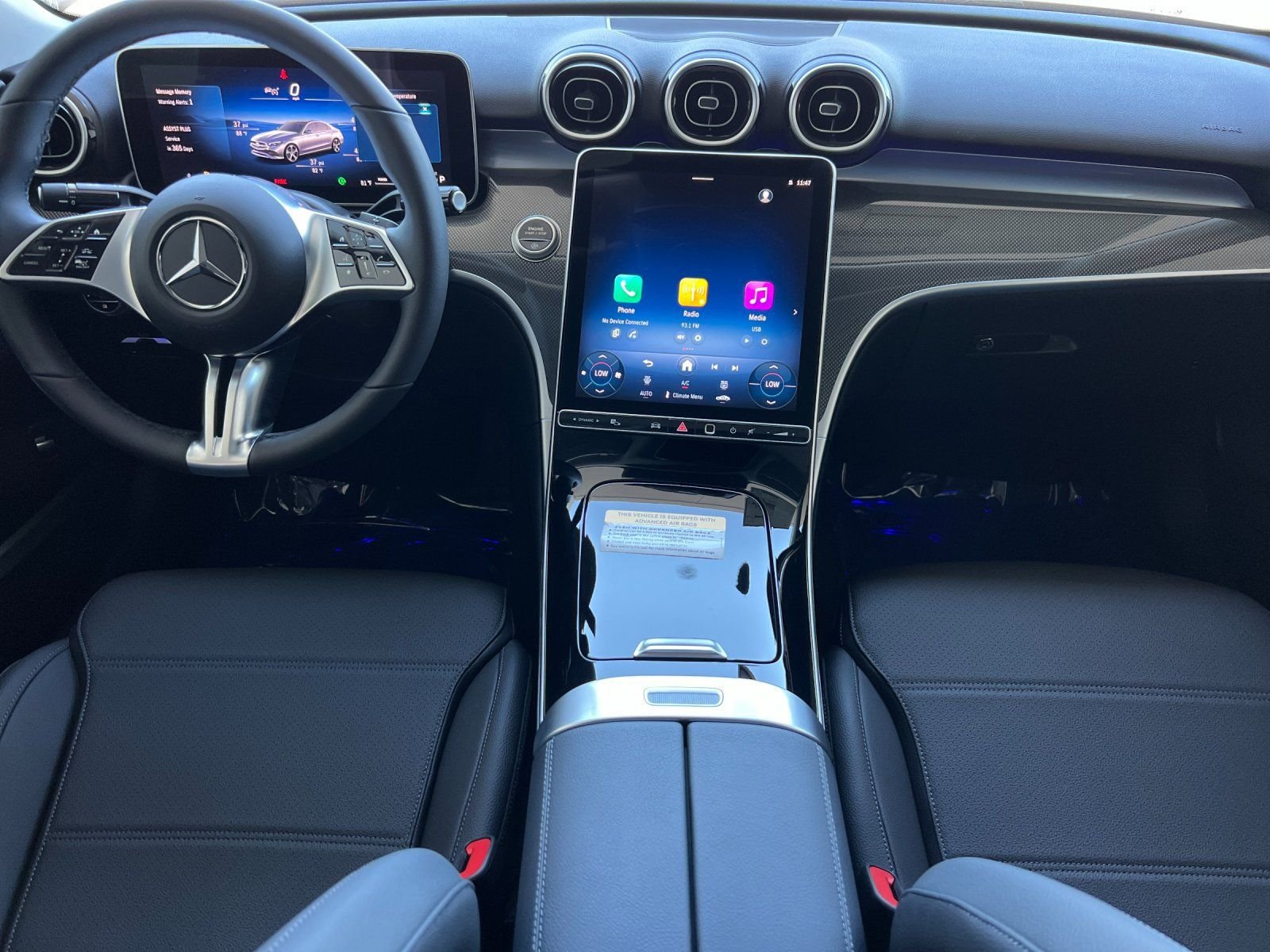 New 2026 Cirrus Silver Metallic Mercedes-Benz C 300 image 3
