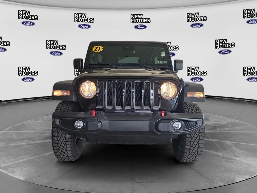 Used 2021 Black Clearcoat Jeep Unlimited Rubicon image 8