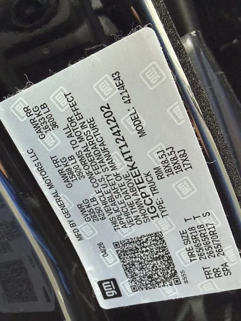 New 2026 Black Chevrolet Trail Boss image 20