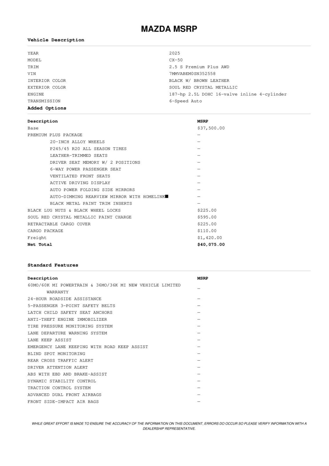 2025 Mazda CX-50 Premium Plus - Photo 11