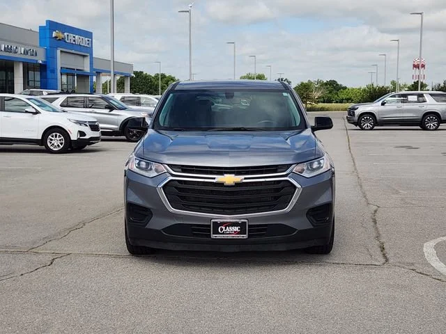 Used 2020 Chevrolet Traverse LS with VIN 1GNERFKW4LJ276431 for sale in Lawton, OK