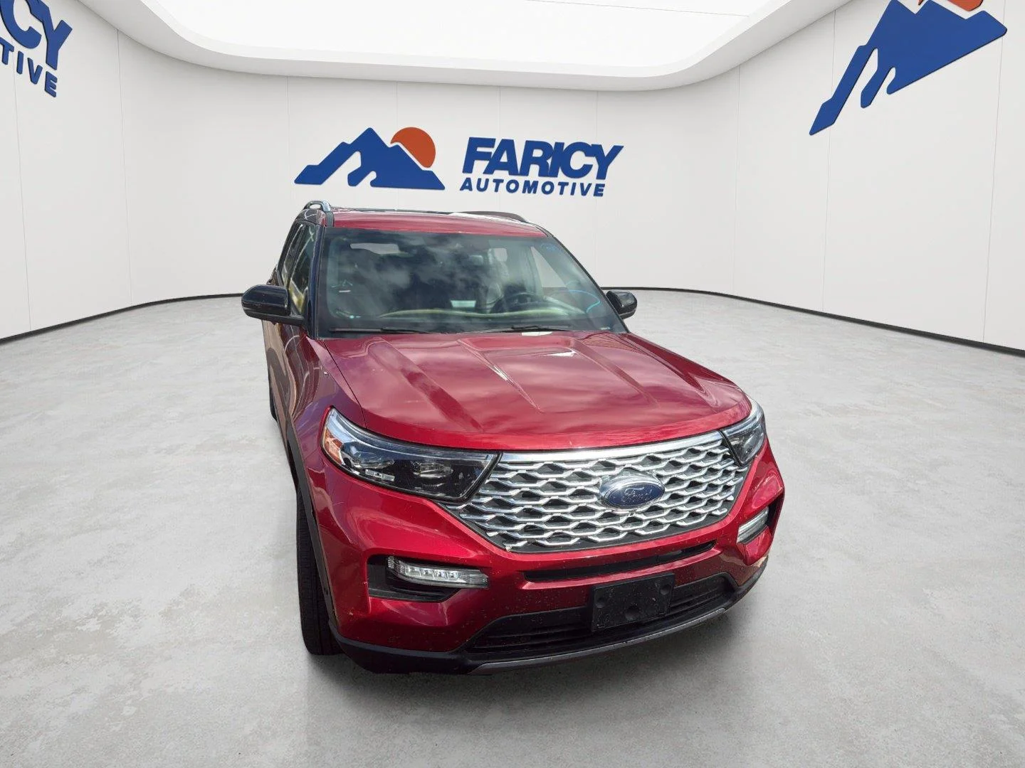 Used 2020 Rapid Red Metallic Tinted Clearcoat Ford Platinum image 2