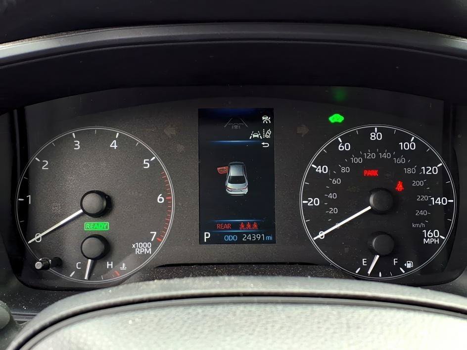 Used 2024 Classic Silver Metallic Toyota Hybrid LE image 24