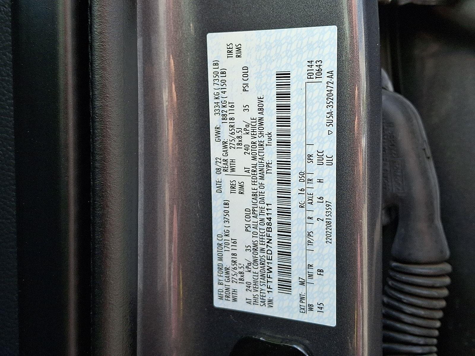 Certified Used 2022 Carbonized Gray Ford XLT image 26