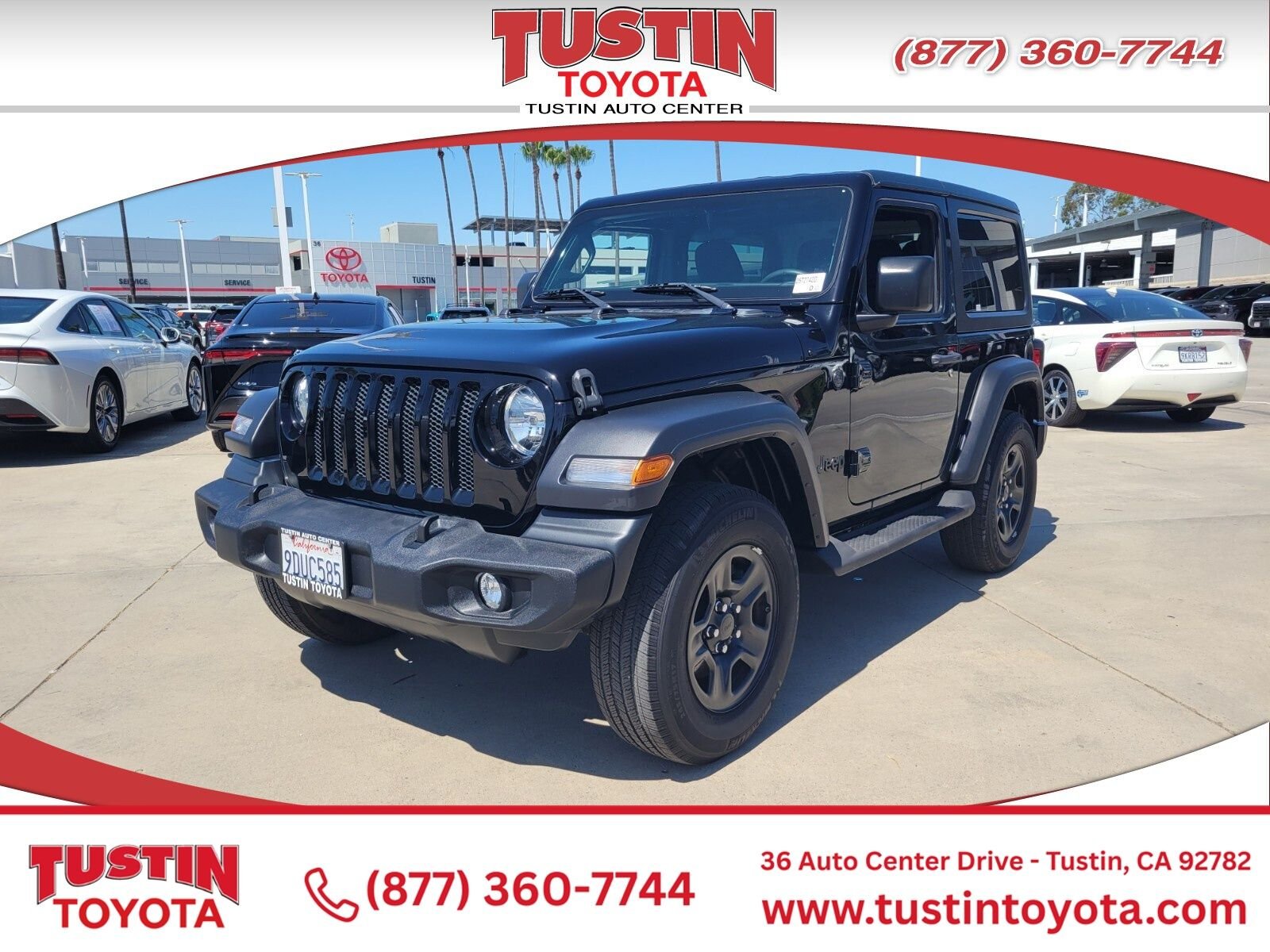 Used 2023 Black Jeep Sport image 1