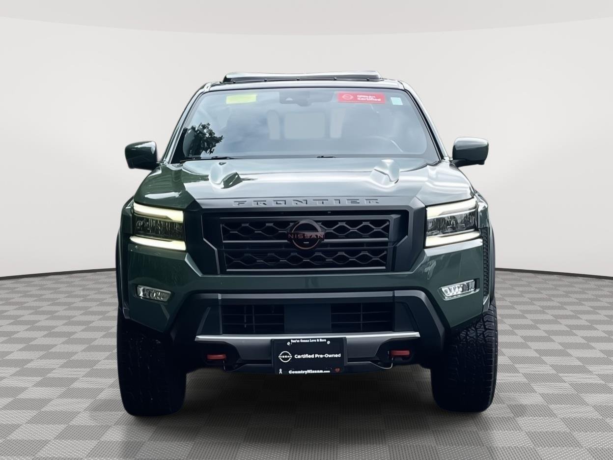 Used 2022 Tactical Green Metallic Nissan PRO-4X image 2