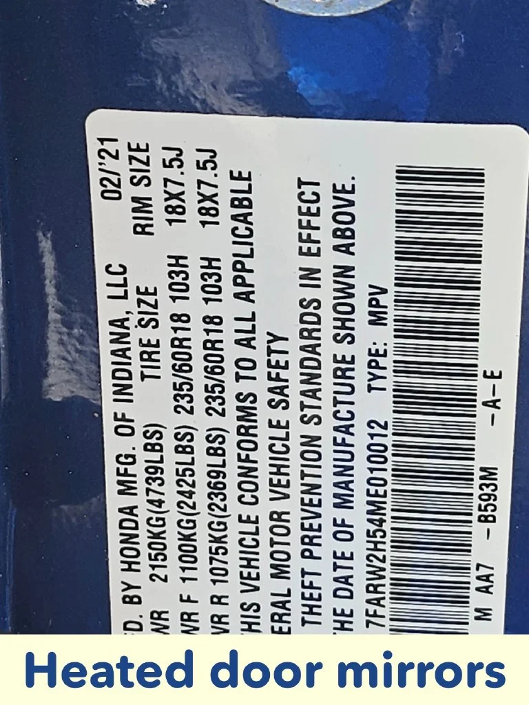 Certified Used 2021 Blue Honda EX image 40