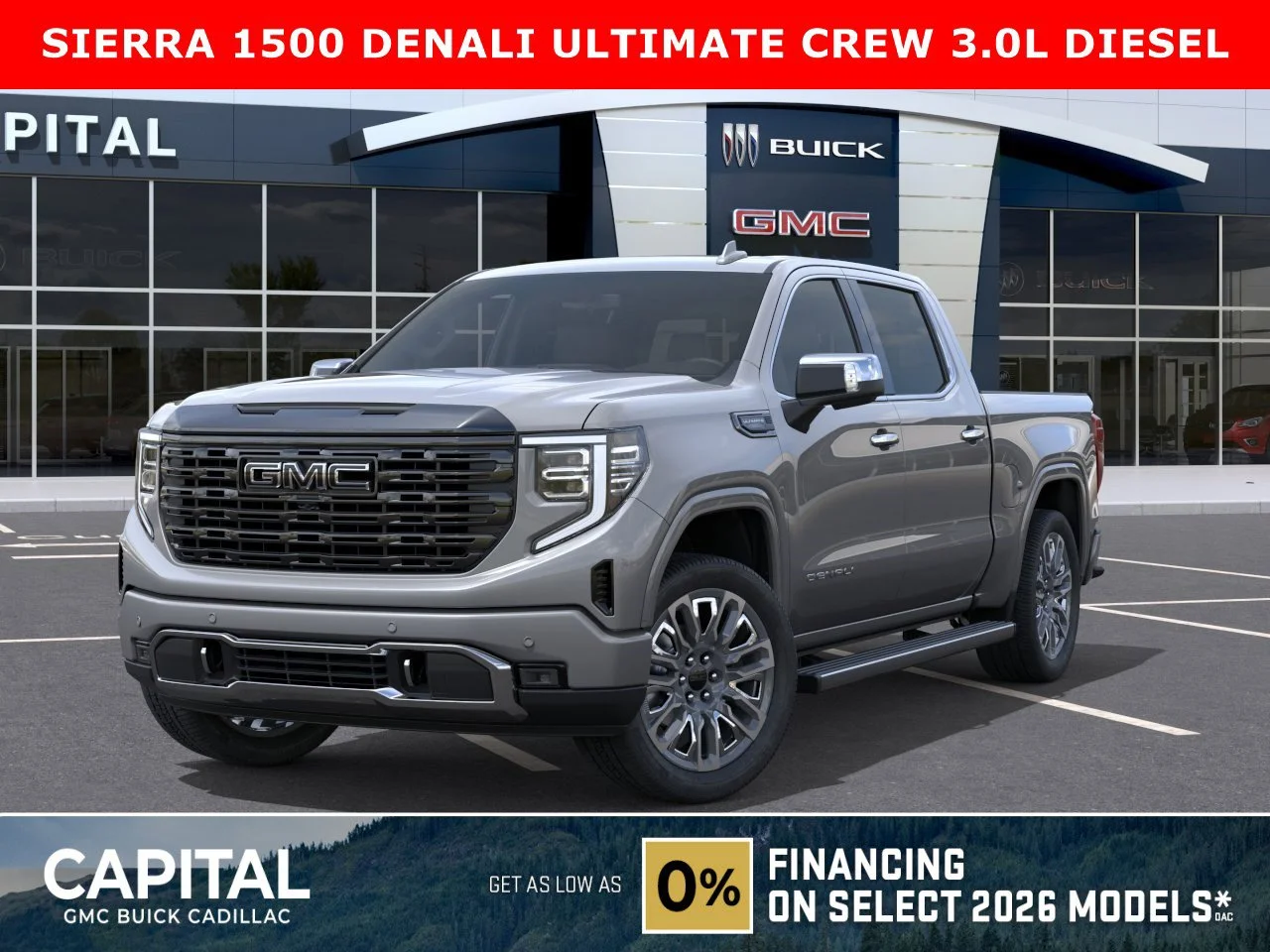 New 2026 Sterling Metallic GMC Denali Ultimate image 1