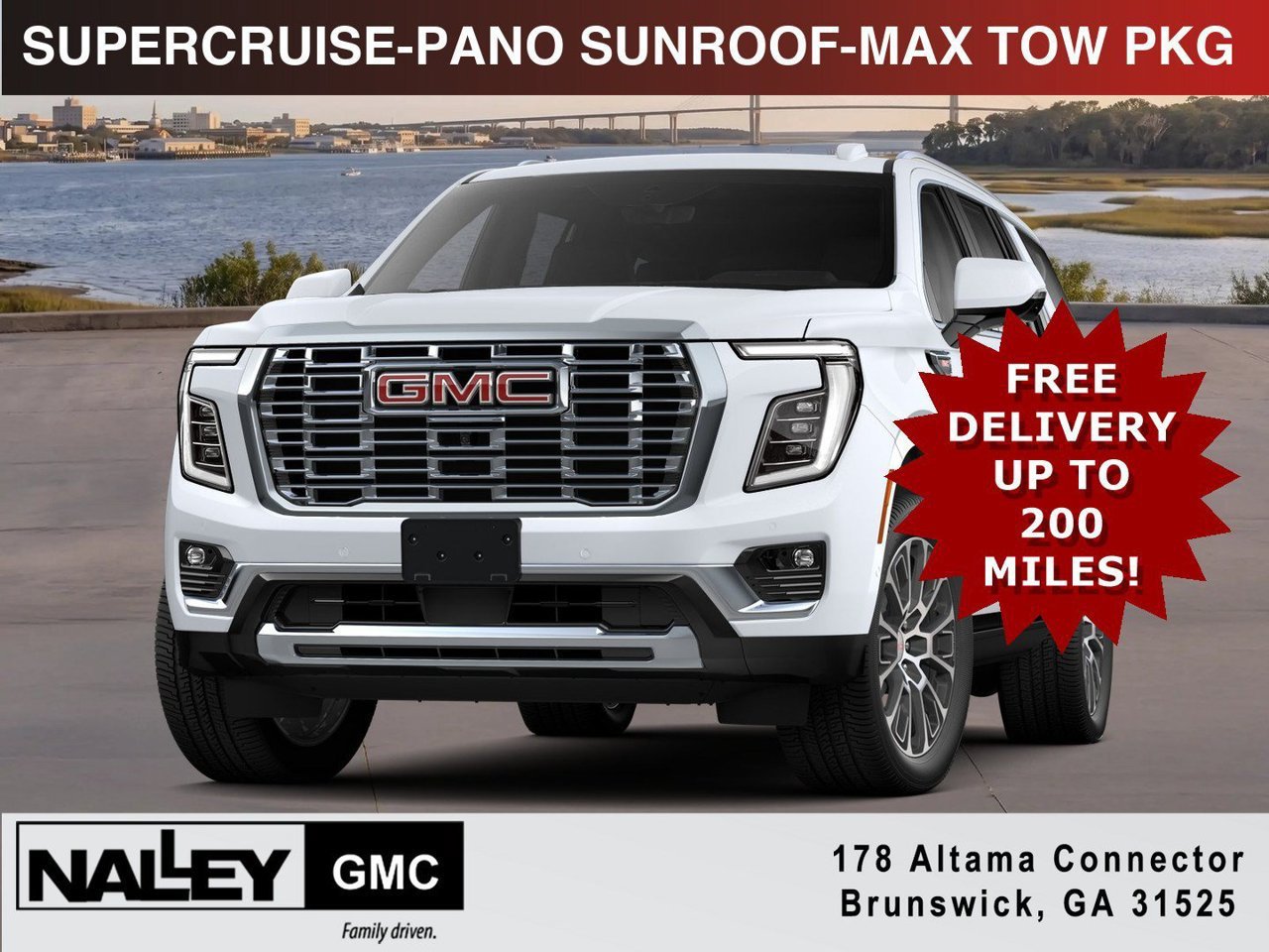 New 2026 Glacier White Tricoat GMC Denali image 1