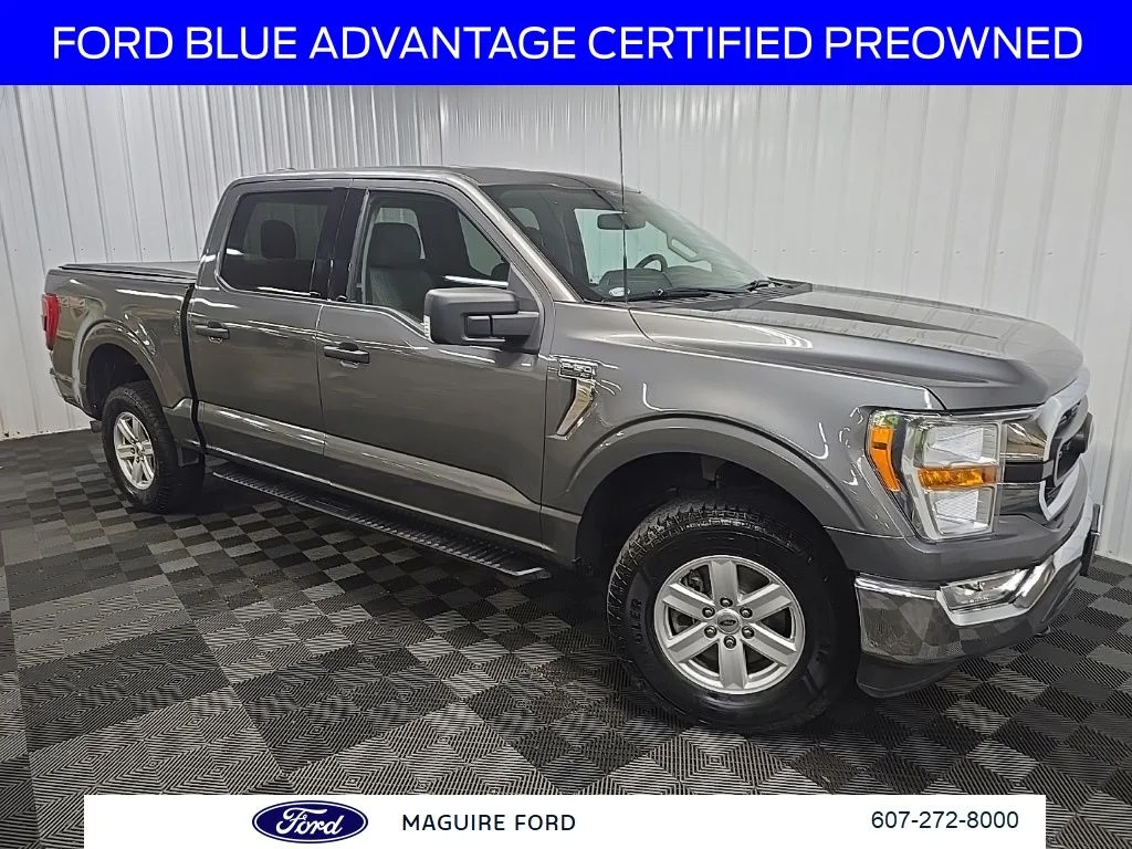 Used 2021 Carbonized Gray Metallic Ford XLT image 9