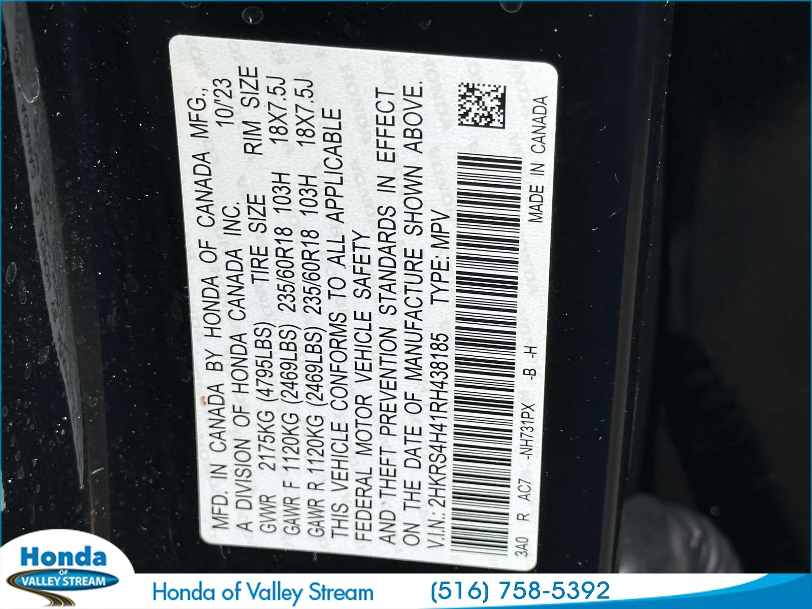 Certified Used 2024 Black Honda EX image 23