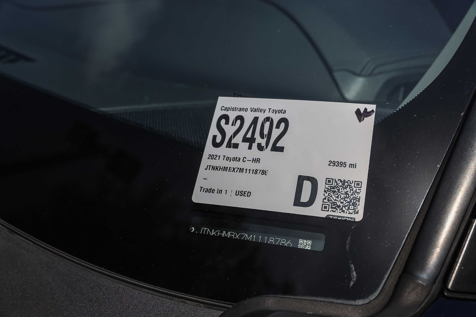Certified Used 2021 BLACK SAND PEARL Toyota LE image 27