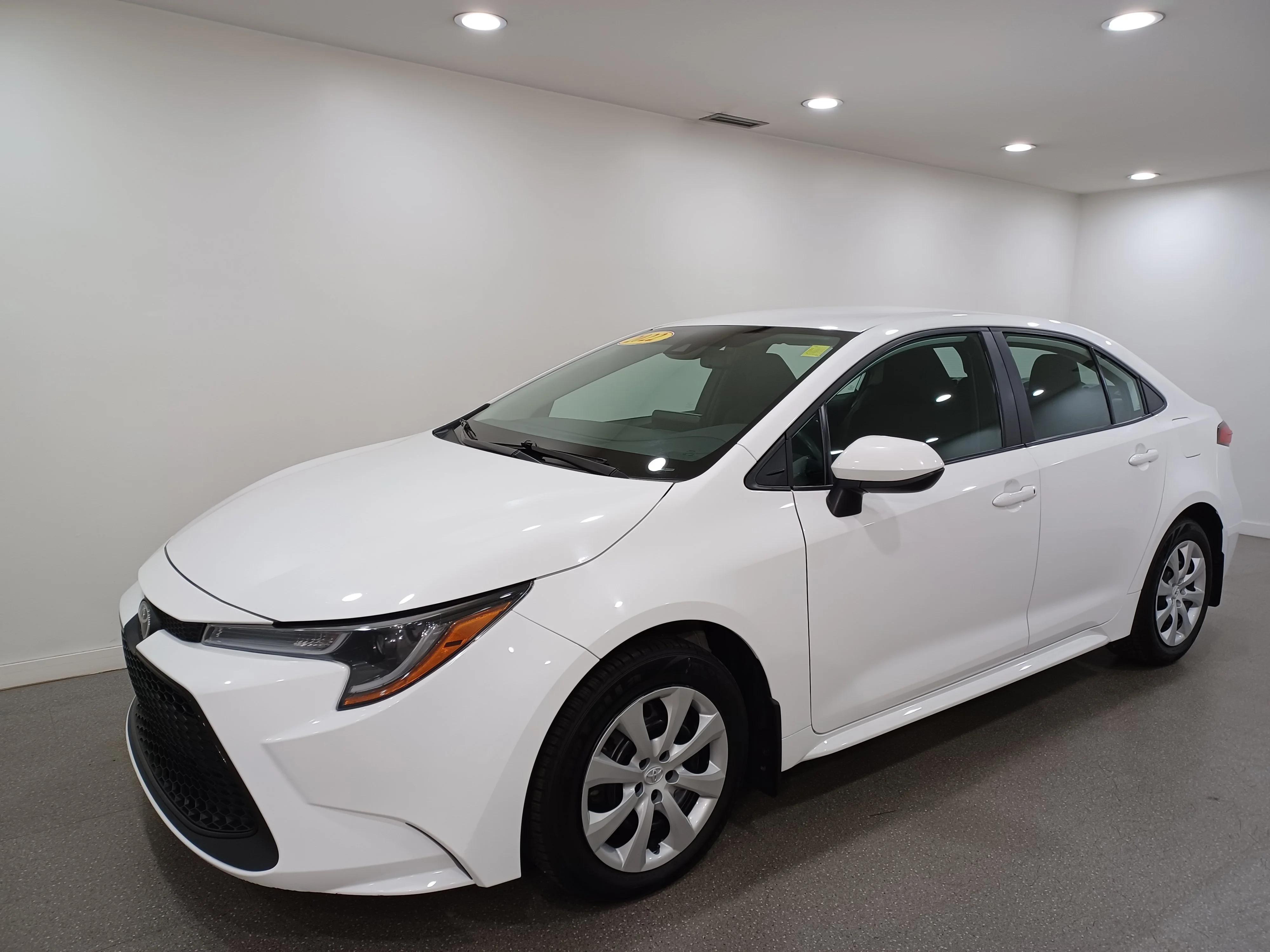 Certified Used 2022 White Toyota LE*Great on Fuel | Adaptive Cruise | Htd Seats | Park Assist | Lane Keep Assist | Blind Spot Detect image 2