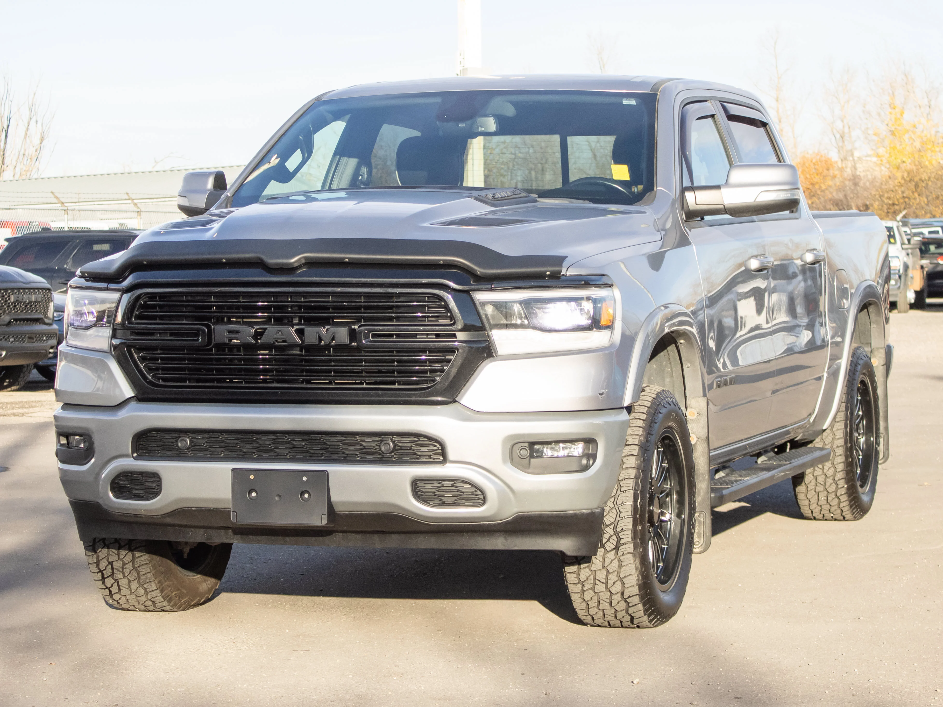 Used 2020 Silver RAM Laramie* Crew Cab 4x4, Laramie Level 2 Equip Group, Mayhem Wheels, Panoramic Roof image 11