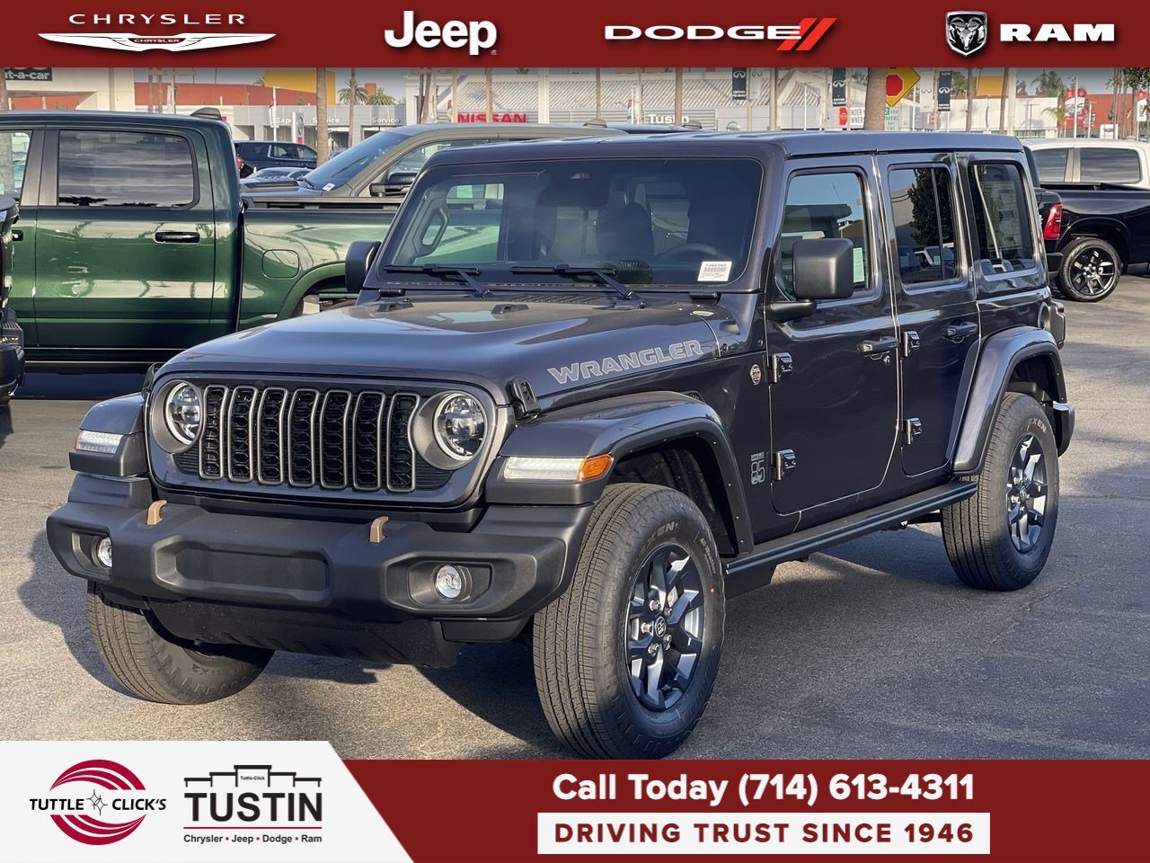 New 2026 Granite Crystal Metallic Clearcoat Jeep 85th Anniversary image 3