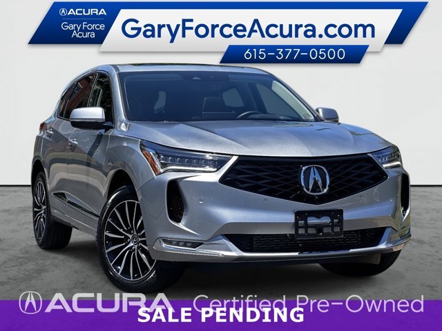 Certified Used 2025 Solar Silver Metallic Acura SH-AWD ADVANCE image 1