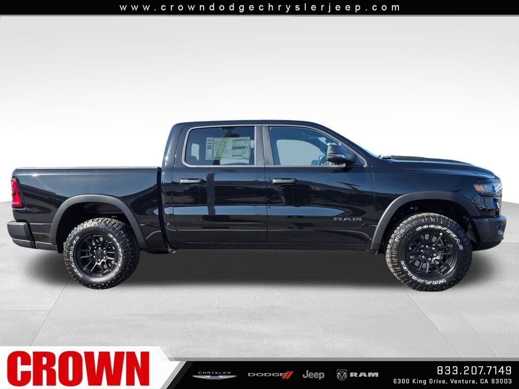New 2026 Diamond Black Crystal Pearl-Coat Exterior Paint RAM Rebel image 4