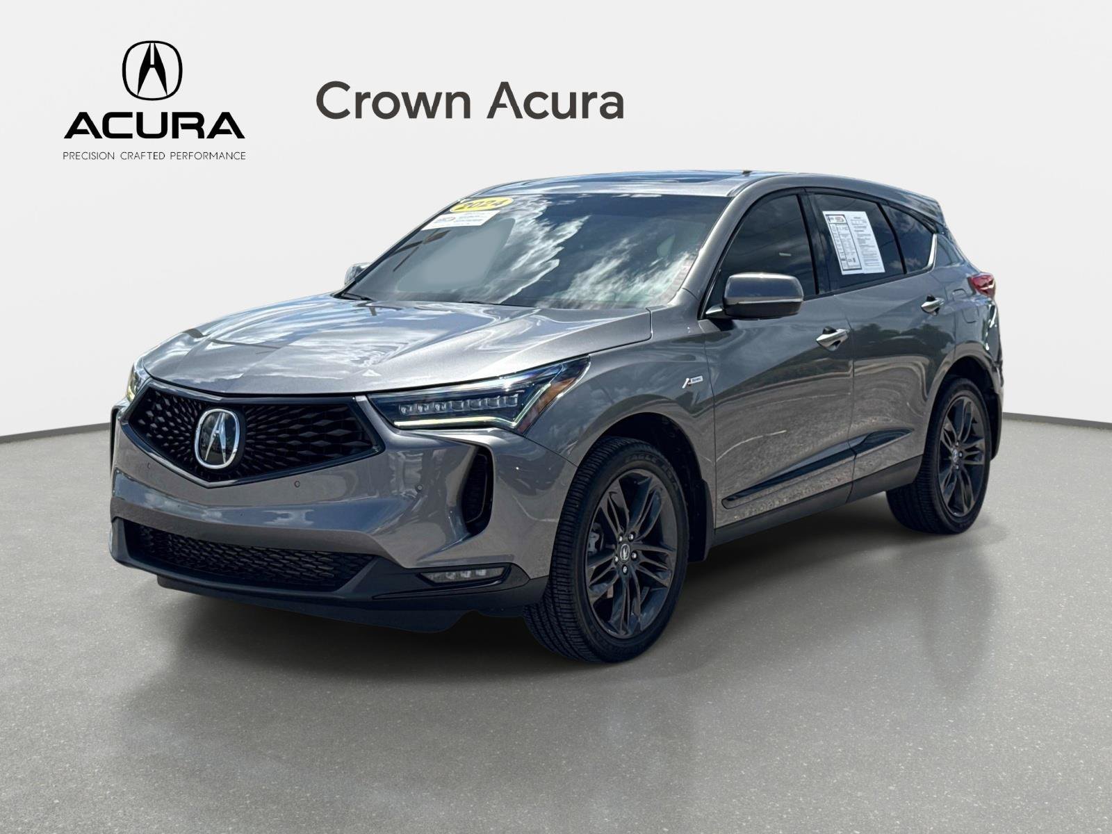 Used 2024 Liquid Carbon Metallic Acura w/A-Spec Package image 1