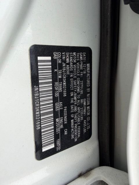 Used 2019 White Nissan SV image 31