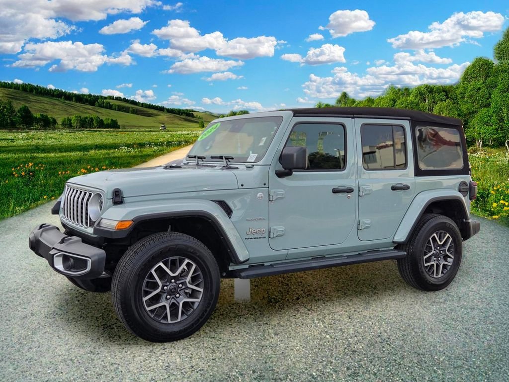 Used 2024 Gray Jeep Sahara image 2