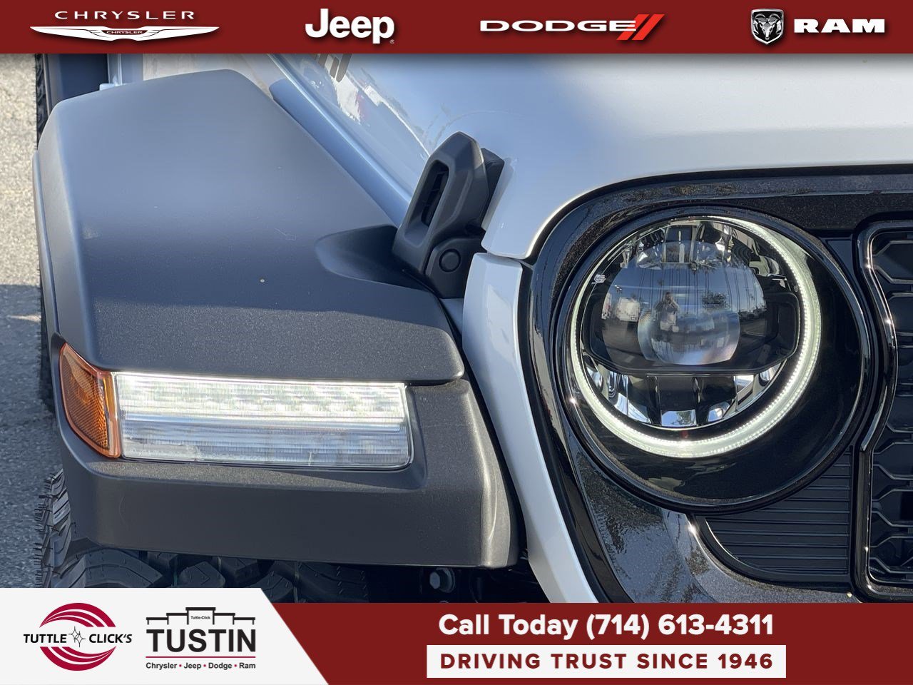 New 2026 Bright White Clear-Coat Exterior Paint Jeep Willys image 7