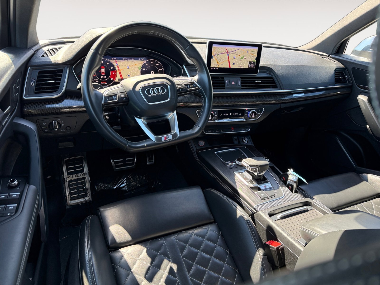Used 2019 White Audi 3.0T Premium Plus image 15