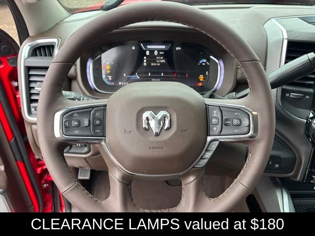 New 2026 Flame Red Clear-Coat Exterior Paint RAM Laramie image 13