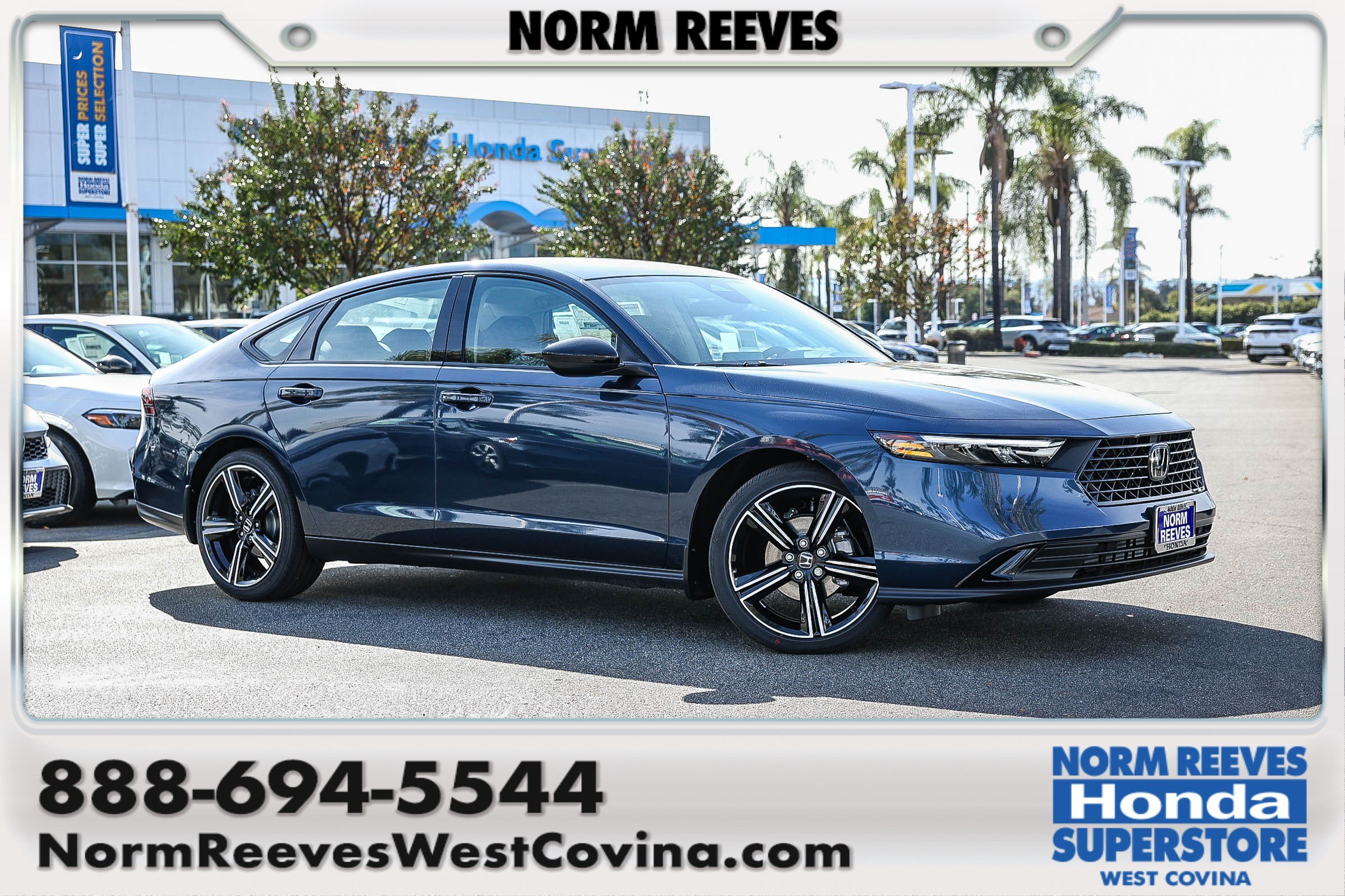 New 2026 Canyon River Blue Metallic Honda SE CVT image 1
