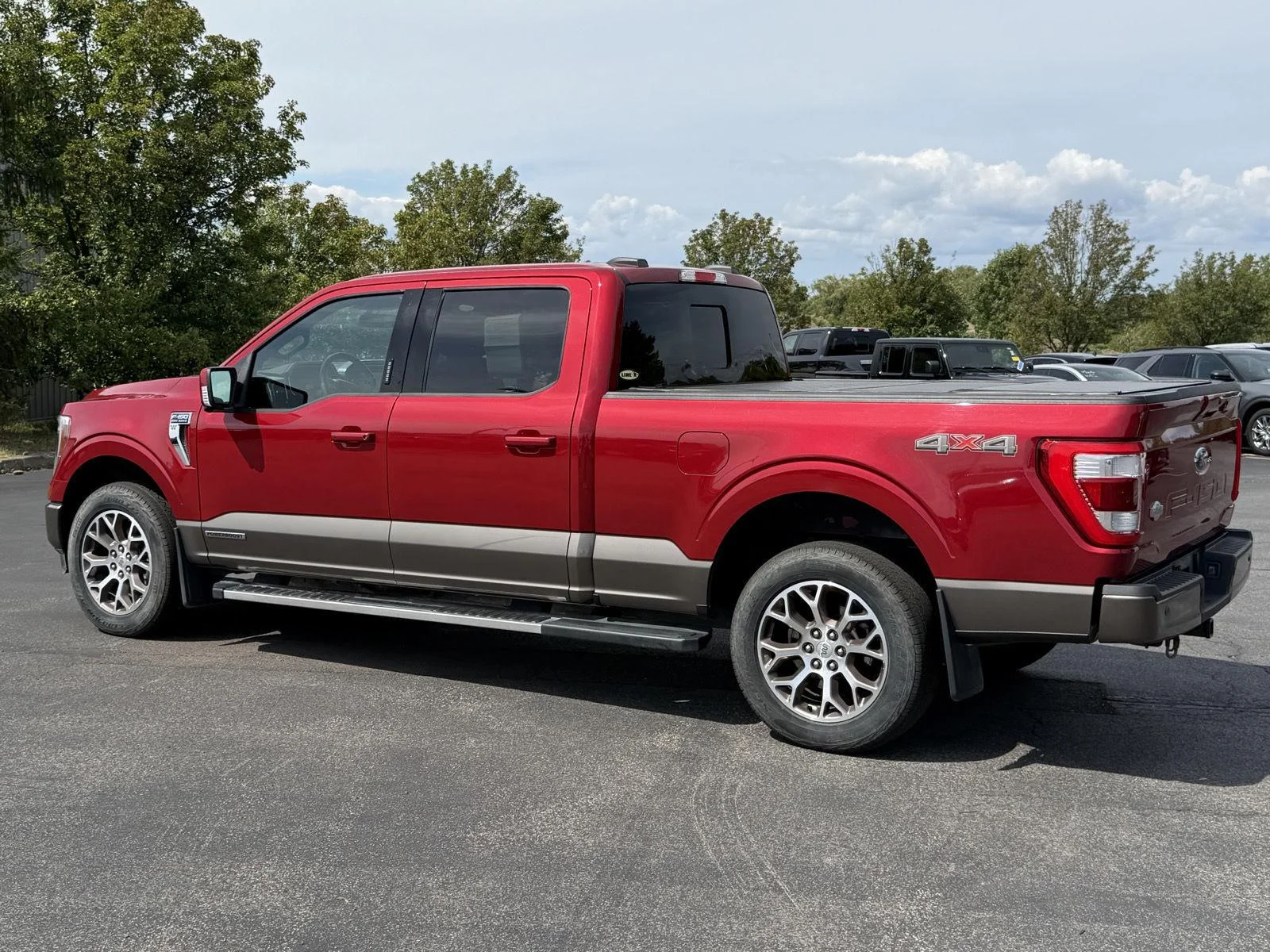 Used 2023 Rapid Red Metallic Tinted Clearcoat/Stone Gray Ford King Ranch image 6