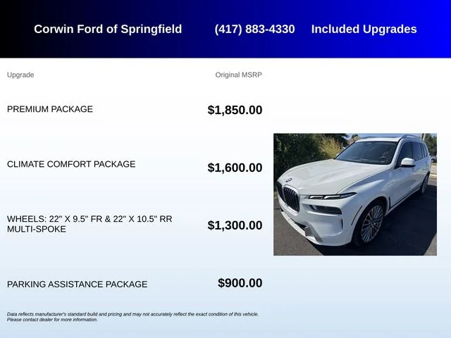 Used 2025 Alpine White BMW xDrive40i image 5