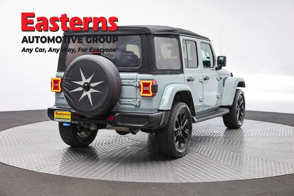 Used 2023 Gray Jeep Sahara 4xe image 5