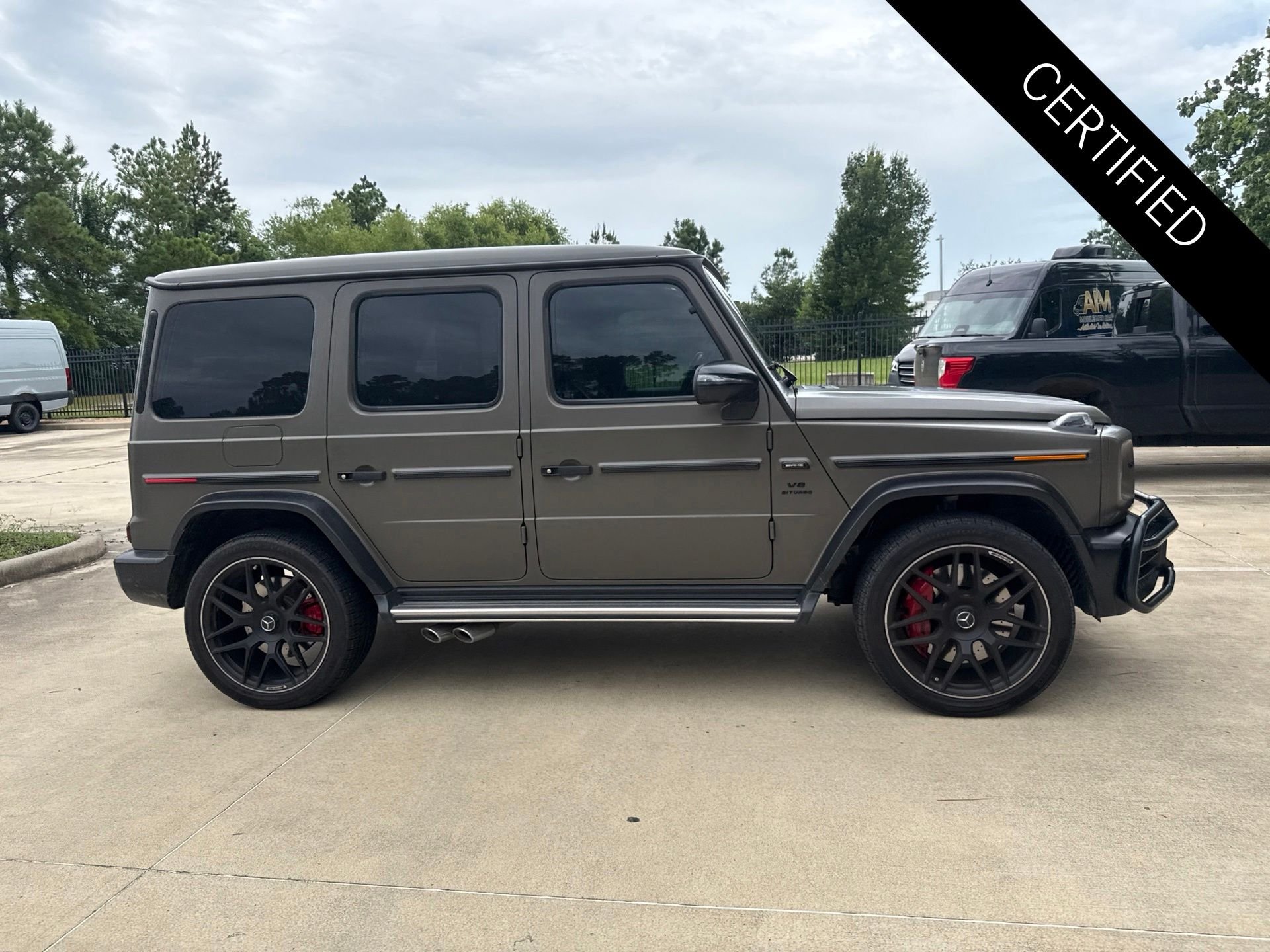 Certified Used 2023 MANUFAKTUR dark olive Green magno Mercedes-Benz G 63 AMG® image 3