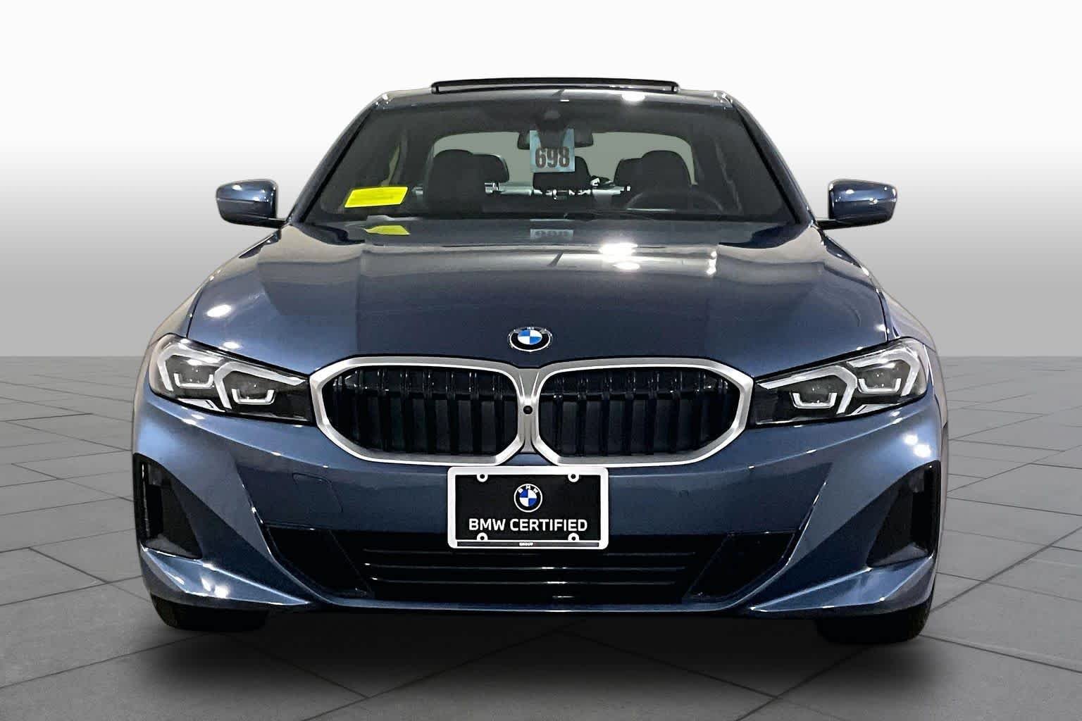 Certified Used 2025 Arctic Race Blue metallic BMW 330i xDrive image 3