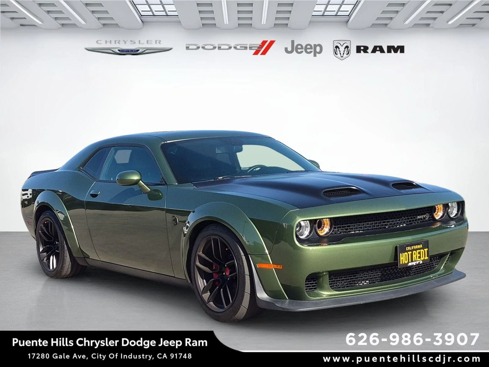 Used 2021 F8 Green Dodge SRT Hellcat Redeye Widebody image 1