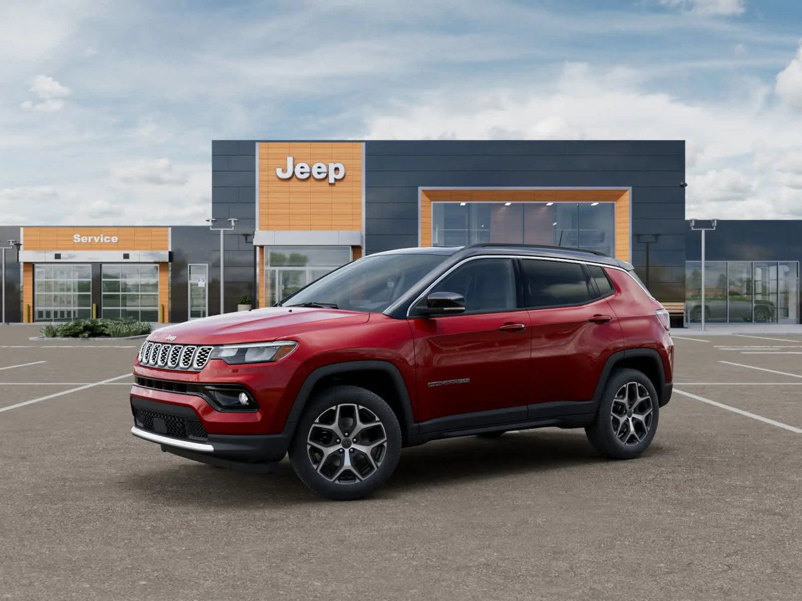 New 2026 Red Hot Pearlcoat Jeep Limited image 2